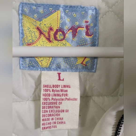 Nori white winter puffer jacket - Picture 5 of 9